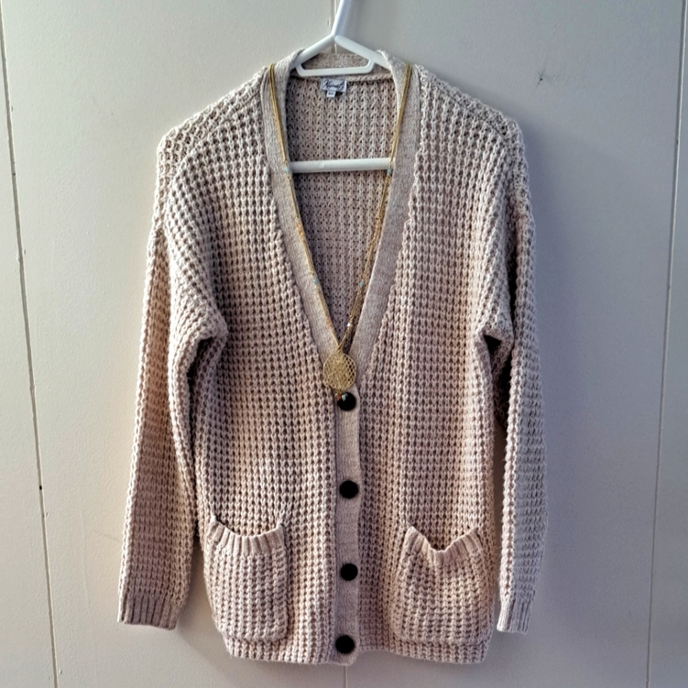 Kismet cotton blend sweater Tan